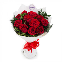 Bouquet of 11 red roses